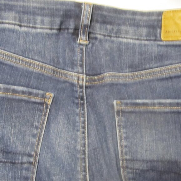 american Eagle Skinny Jeans sz 28 waist Comfy Blue Jeans Denim Blue Jeans 28x27 - Picture 6 of 6